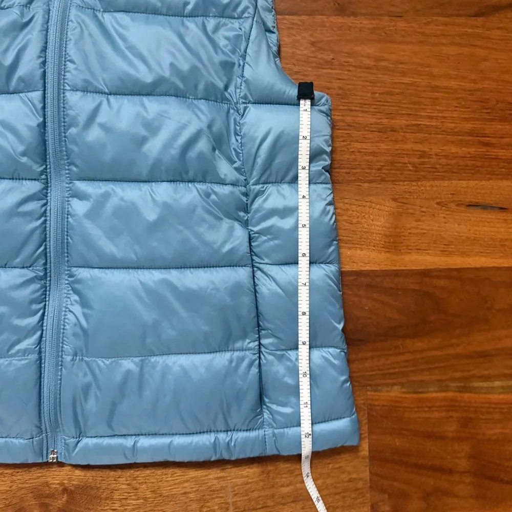 Athleta Aire Puffer Vest Size Small in Coastal Blue - Picture 15 of 16